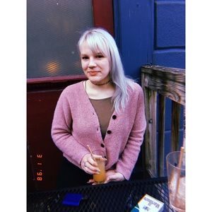 Boutique Pink Cardigan